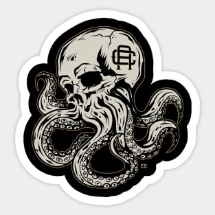 ARCANE.C. Front&Back - Skull Octopus Sticker